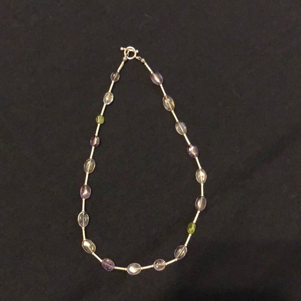 Silpada Sterling silver and gemstone necklace